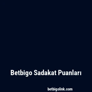 Betbigo Sadakat Puanları